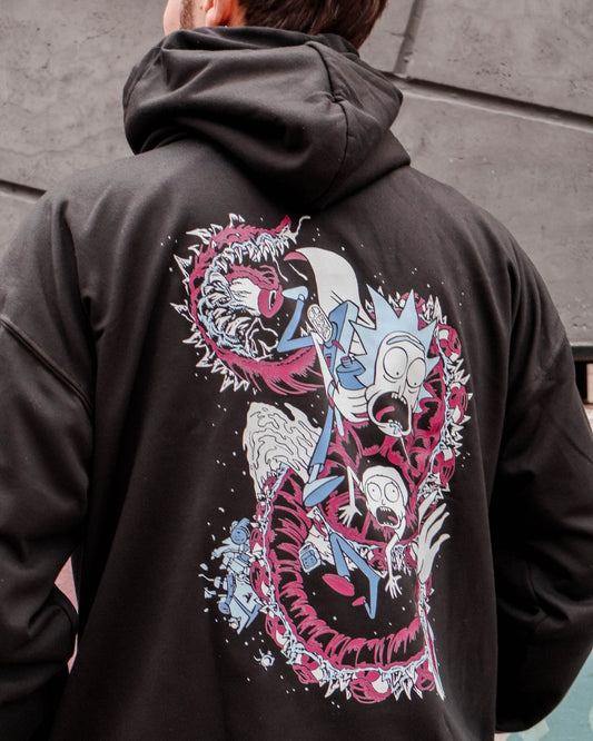 Hoodie Rick and Morty Caos Interdimensional