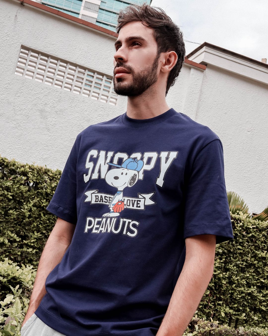 Camiseta Snoopy Beisbol