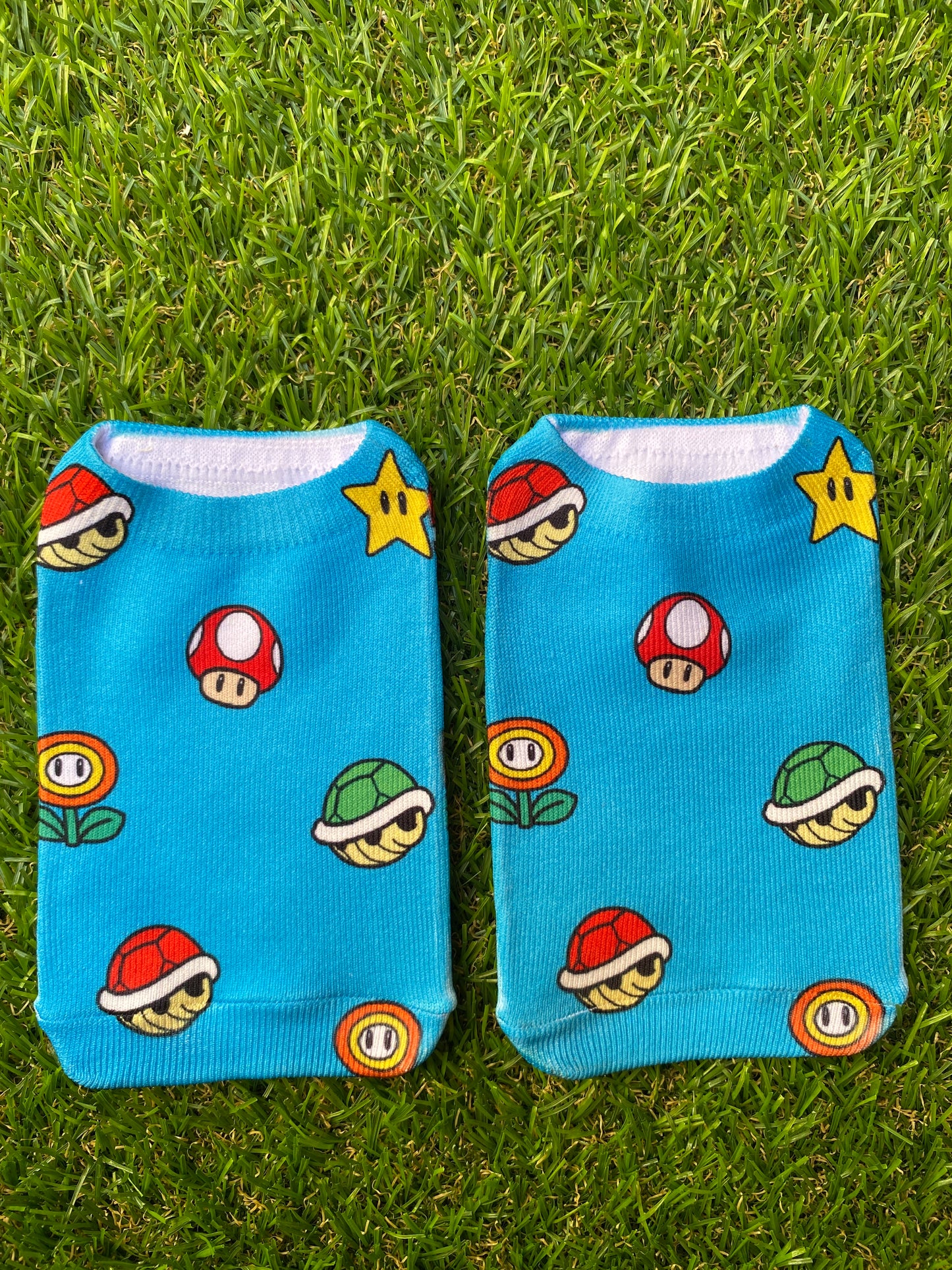 Medias Taloneras Mario Bros