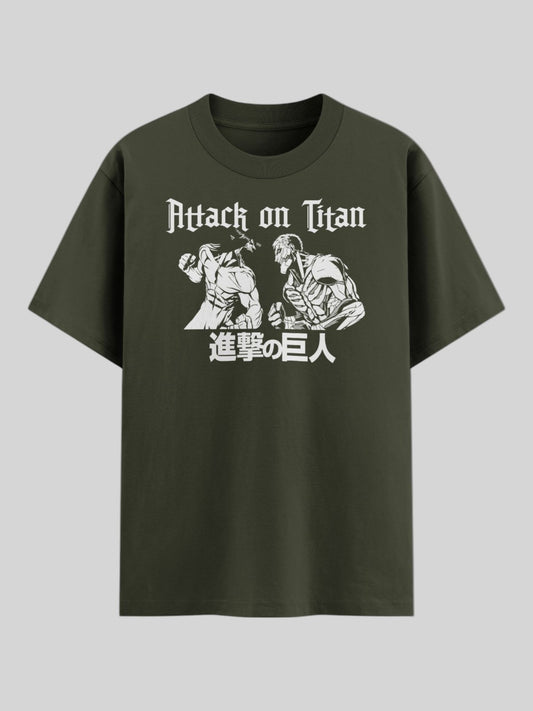 Camiseta "Titan acorazado vs Titan de Ataque" Unisex