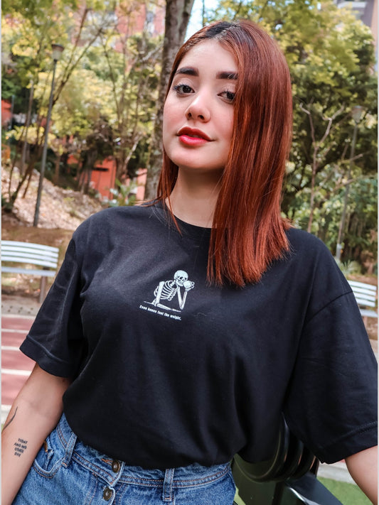 Camiseta Calavera Columpio